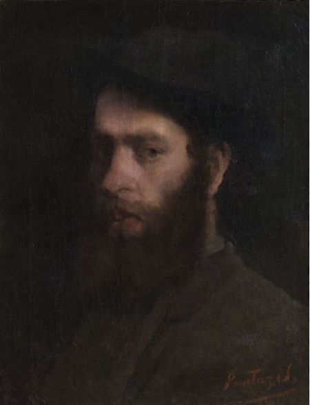 Périclès Pantazis, Autoportrait, 1876, 46cm x 36cm, huile sur toile, musée Van Bueuren, IRPA photo H. Pigeolet